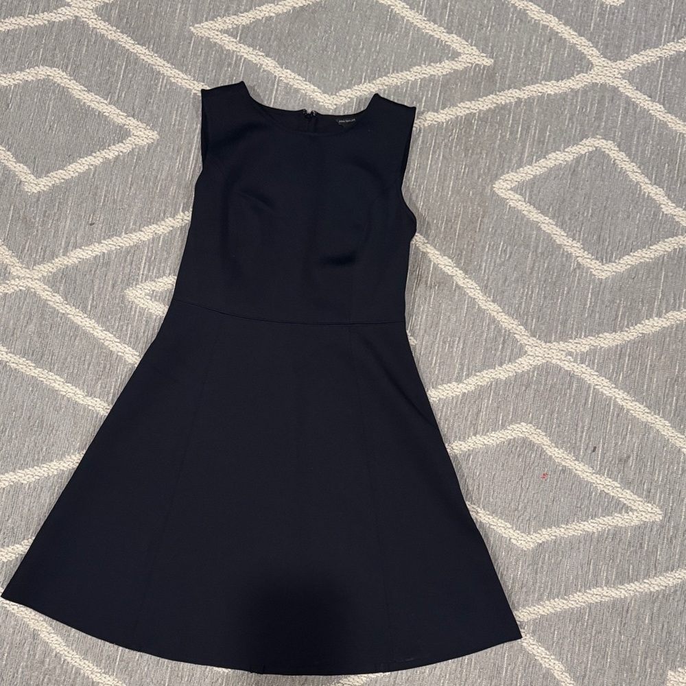 Ann Taylor Black Sleeveless Mini Dress